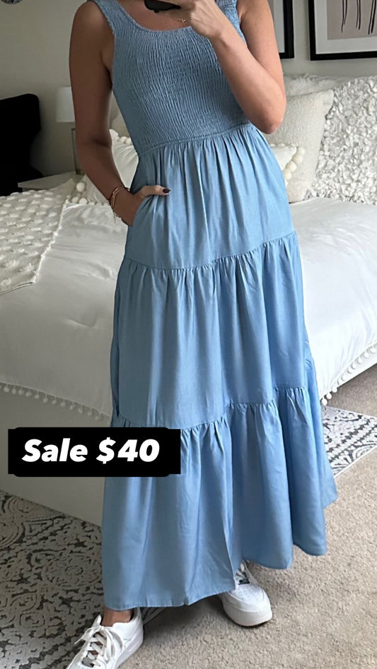 Blue dress