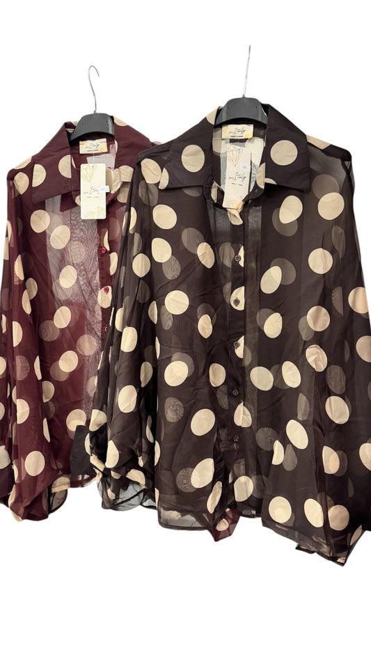 Polky blouse
